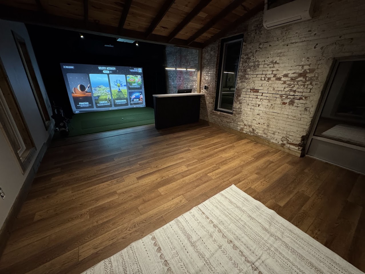The Tee at Tradewater Trackman iO simulator
